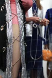 Backstage at MSGM Spring 2016