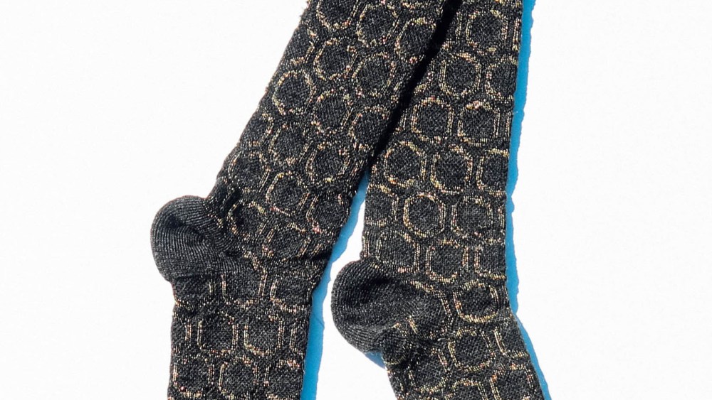 The Honeycomb sock from Young Hearted Socks.