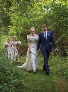Oscar de la Renta wedding gown