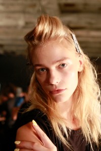 Backstage at Opening Ceremony RTW Spring 2016.