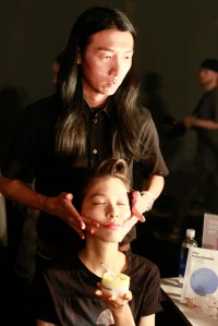 Backstage at Opening Ceremony RTW Spring 2016.