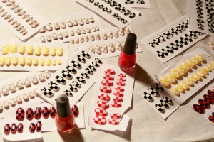 Backstage at Opening Ceremony RTW Spring 2016.