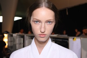 Backstage at Paul Smith Spring 2016