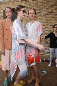 Backstage at Paul Smith Spring 2016