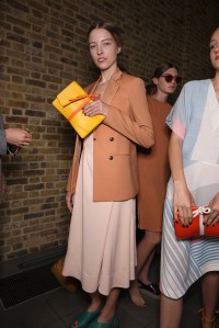 Backstage at Paul Smith Spring 2016