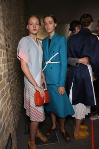 Backstage at Paul Smith Spring 2016