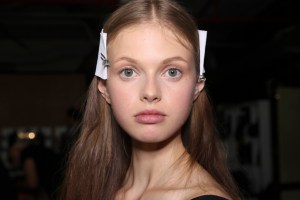 Backstage at Peter Pilotto Spring 2016