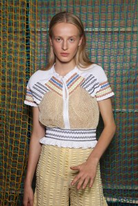 Backstage at Peter Pilotto Spring 2016