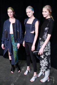Backstage at Phillip Lim RTW Spring 2016