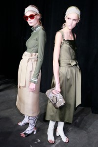 Backstage at Phillip Lim RTW Spring 2016