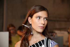 Backstage at Emilio Pucci RTW Spring 2016
