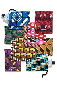 The Prada Olfactories Collection pouches.