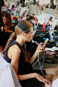 Backstage at Proenza Schouler RTW Spring 2016