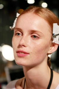 Backstage at Proenza Schouler RTW Spring 2016