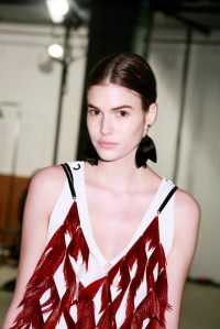 Backstage at Proenza Schouler RTW Spring 2016