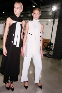 Backstage at Proenza Schouler RTW Spring 2016