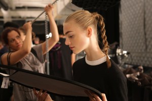 Backstage at Public School RTW Spring 2016