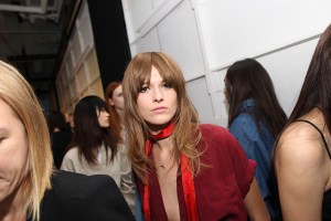 Backstage at Rebecca Minkoff RTW Spring 2016