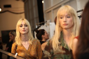 Backstage at Rebecca Minkoff RTW Spring 2016