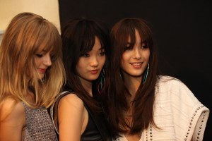 Backstage at Rebecca Minkoff RTW Spring 2016