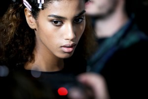 Backstage at Roberto Cavalli Spring 2016