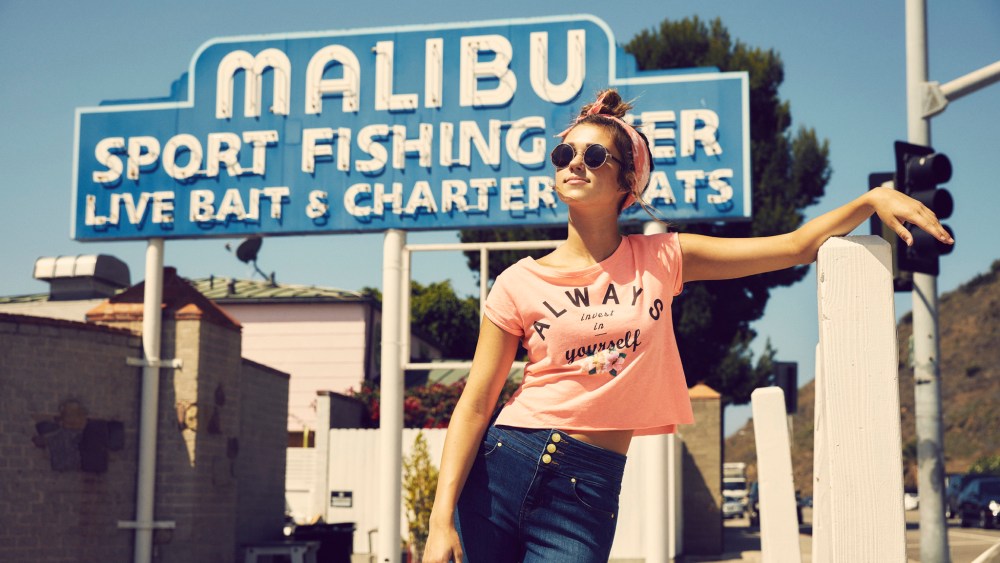 Sadie Robertson from “Duck Dynasty” in the spring 2016 look book for Wild Blue Denim.