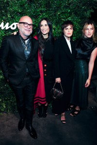 Eric Buterbaugh, Tallulah Willis, Demi Moore and Scout Willis.