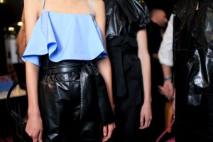 Backstage at Salvatore Ferragamo Spring 2016