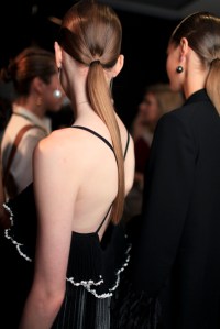 Backstage at Salvatore Ferragamo Spring 2016