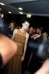 Backstage at Salvatore Ferragamo Spring 2016