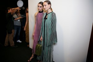 Backstage at Salvatore Ferragamo Spring 2016