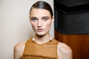 Backstage at Salvatore Ferragamo Spring 2016