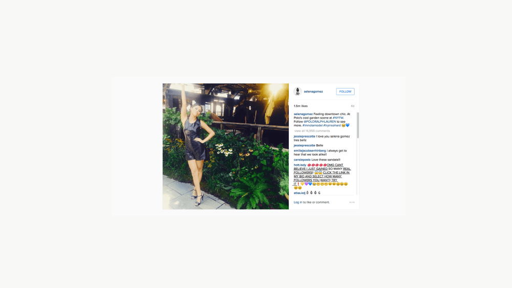 Selena Gomez's Instagram
