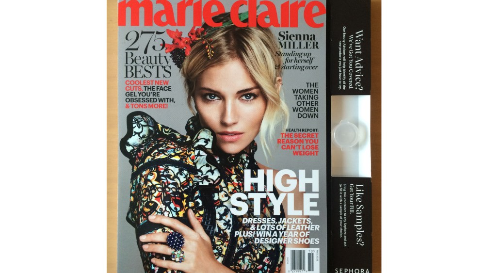 Sephora and Marie Claire have teamed up for an outsert in the magazine’s October issue.