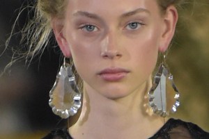 Earrings from Simone Rocha Spring 2016.