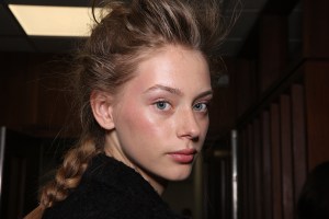 Backstage at Simone Rocha Spring 2016