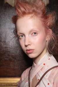 Backstage at Simone Rocha RTW Spring 2016