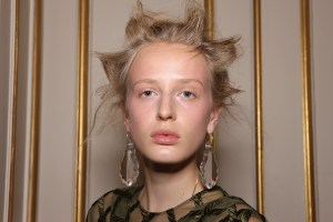 Backstage at Simone Rocha RTW Spring 2016