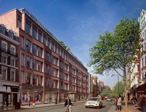 A view of the new Sloane Street development.