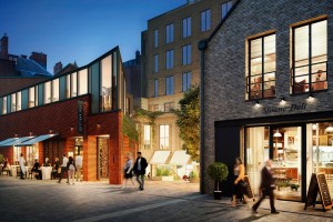 A view of the new Sloane Street development.
