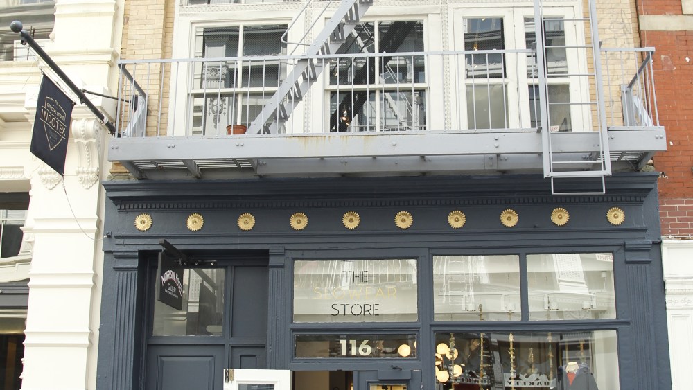 The Slowear store in New York.