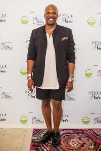 Wilbur Pack at the Style Noir pop-up exhibition.