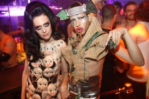 Susanne Bartsch with Gage of the Boone, 2013.