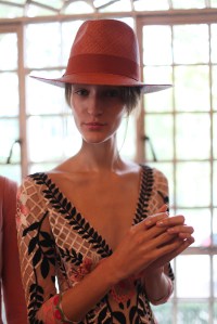 Backstage at Temperley London Spring 2016