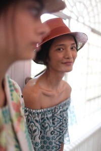 Backstage at Temperley London Spring 2016