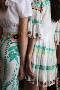 Backstage at Temperley London Spring 2016