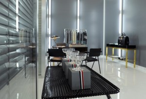 Inside the Thom Browne Pop-up at Le Bon Marché.