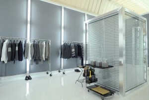 Inside the Thom Browne Pop-up at Le Bon Marché.