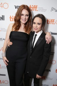 Julianne Moore, Ellen Page at 'Freeheld' Premiere in Toronto.