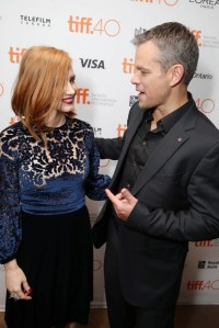 Jessica Chastain and Matt Damon